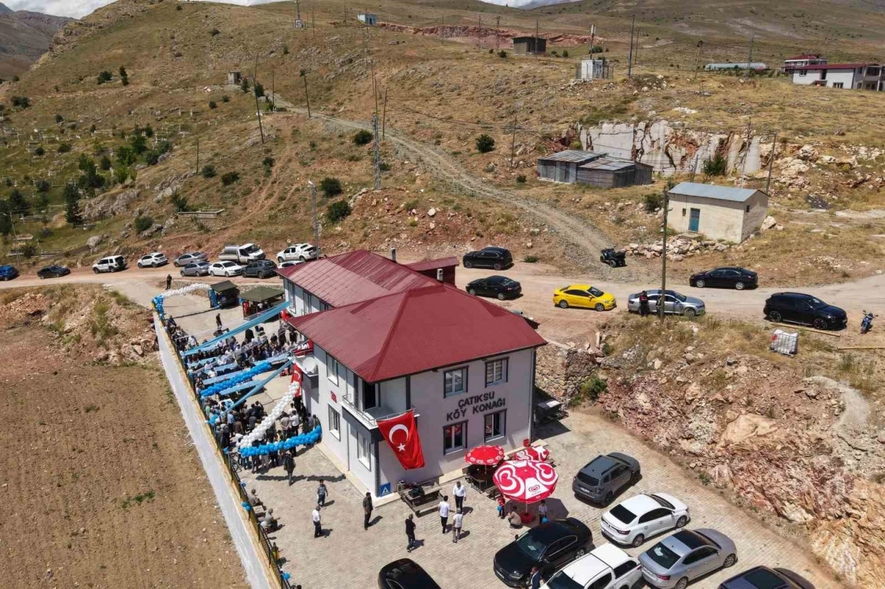 &Ccedil;atıksu K&ouml;y Konağı hizmete a&ccedil;ıldı
