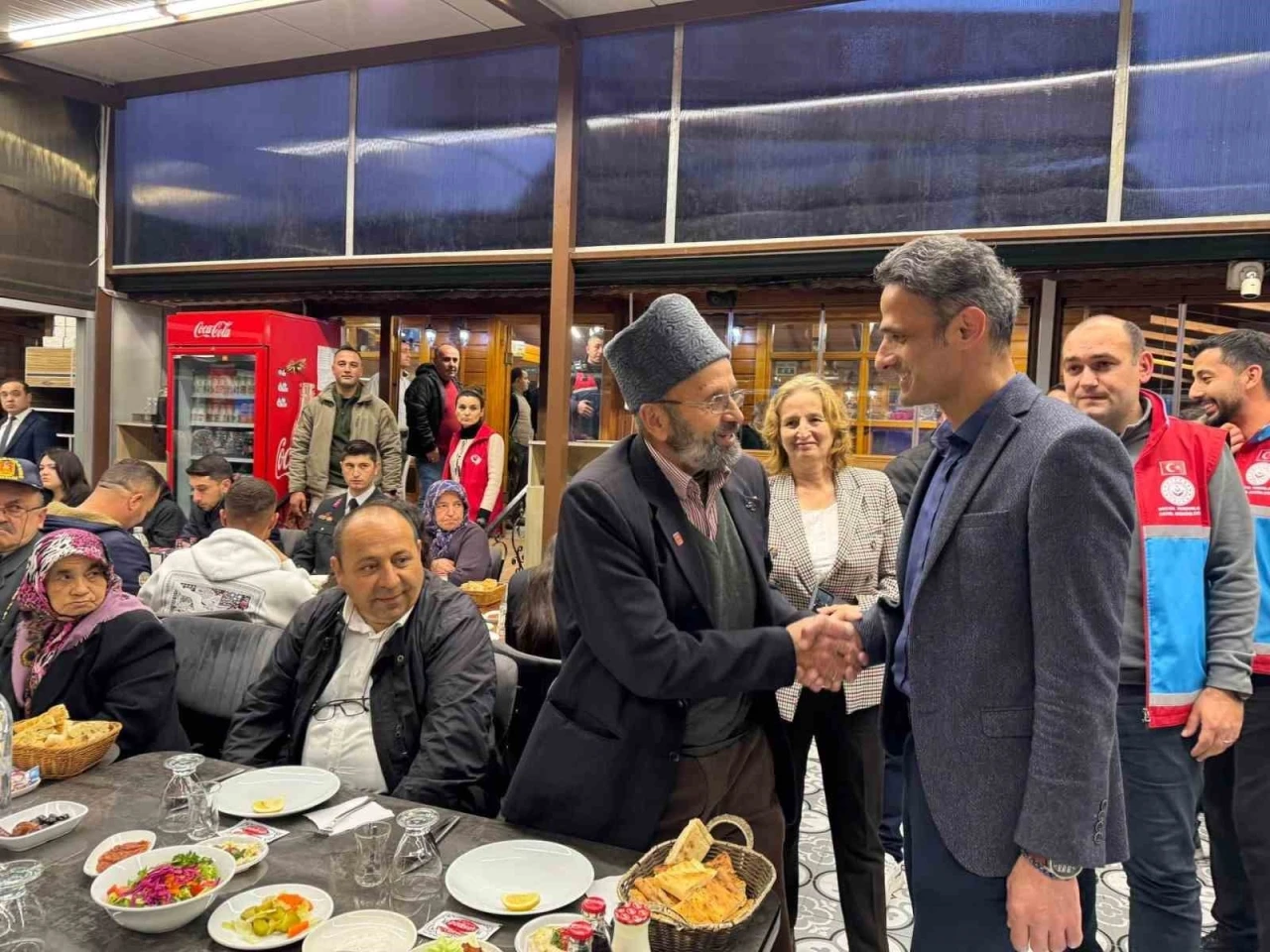 Çaycuma protokolü şehit yakınları ve gazilerle iftarda bir araya geldi