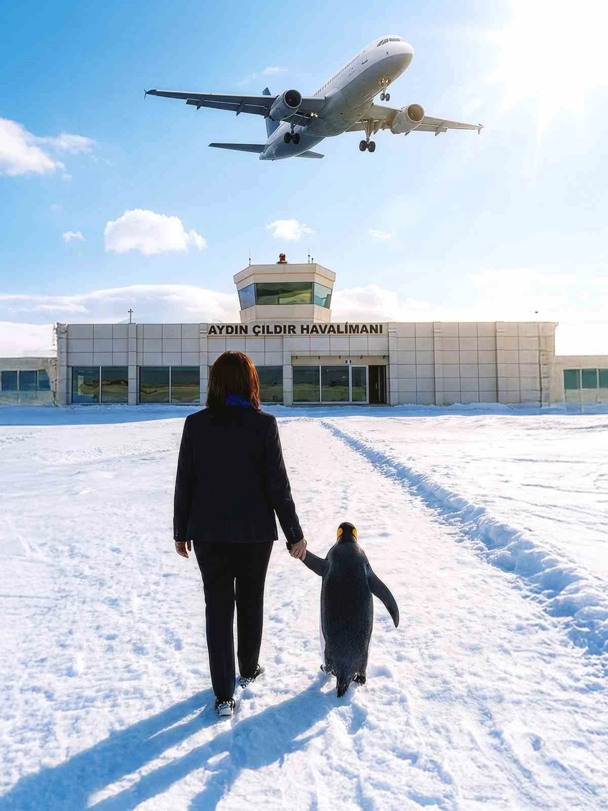 &Ccedil;er&ccedil;ioğlu&rsquo;nun &Ccedil;ıldır Havalimanı paylaşımı ilgi odağı oldu
