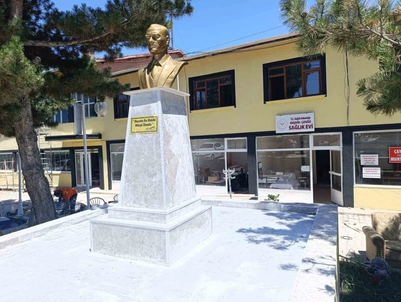 Cezaevi iş yurtları ile İl &Ouml;zel İdaresi iş birliğiyle k&ouml;y konağı ve kamu binaları yenileniyor
