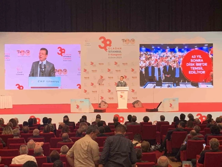 CHP İstanbul İl Kongresi&rsquo;nde İmamoğlu&rsquo;ndan "yenilenme" mesajı
