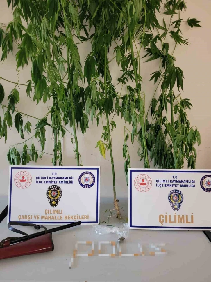 Çilimli’de polis uyuşturucuya geçit vermiyor
