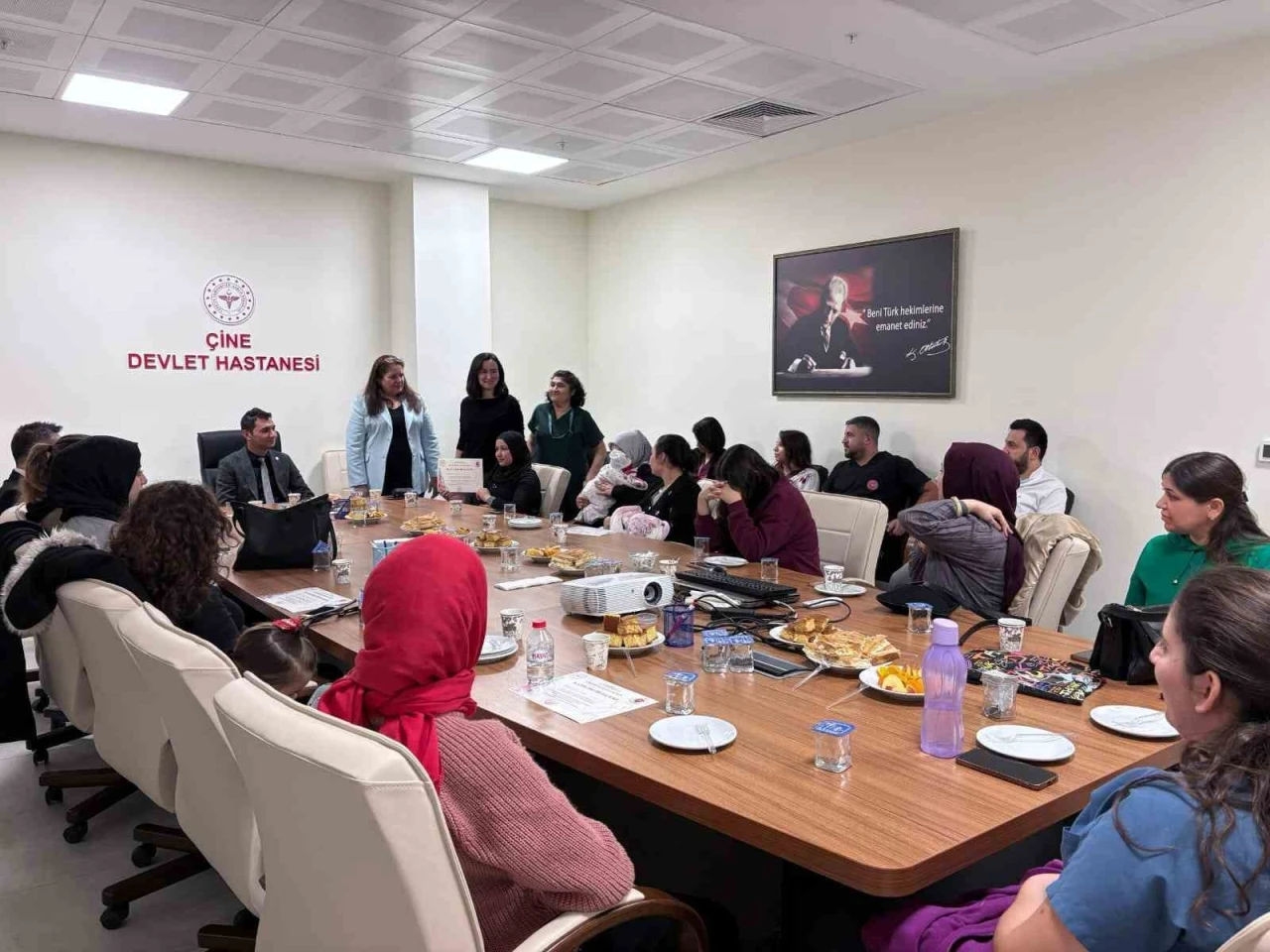 &Ccedil;ine&rsquo;de anne adaylarına katılım belgesi
