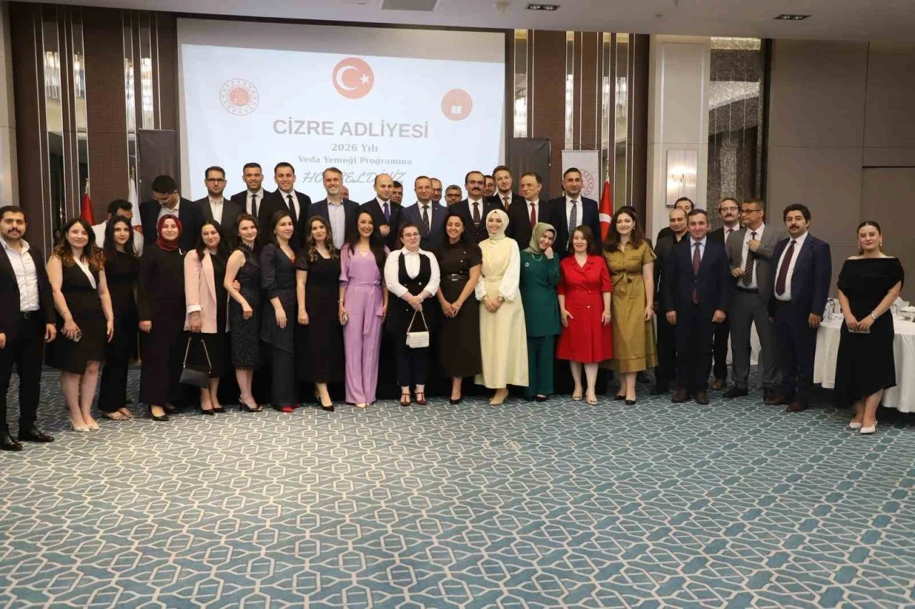 Cizre&rsquo;de tayini &ccedil;ıkan hakim ve savcılar onuruna veda gecesi d&uuml;zenlendi
