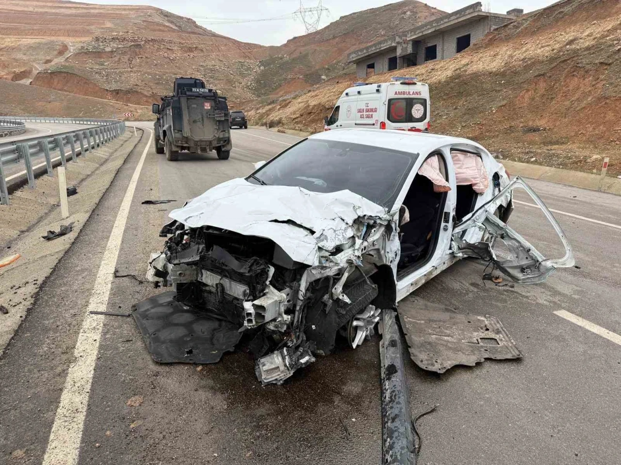 Cizre&rsquo;de trafik kazası: 5 yaralı
