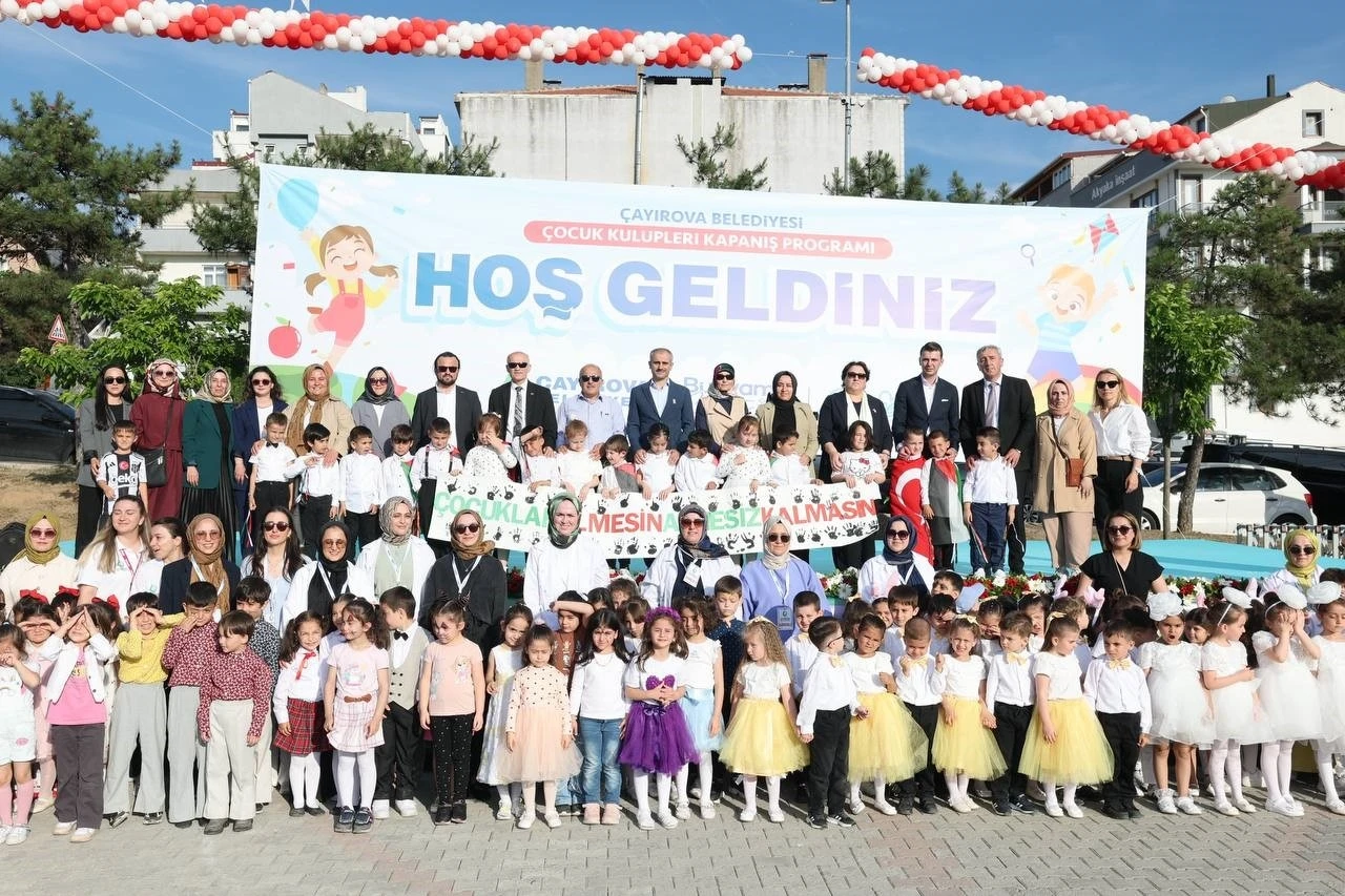 Çocuk kulüplerinde eğitim gören minikler hünerlerini sergiledi
