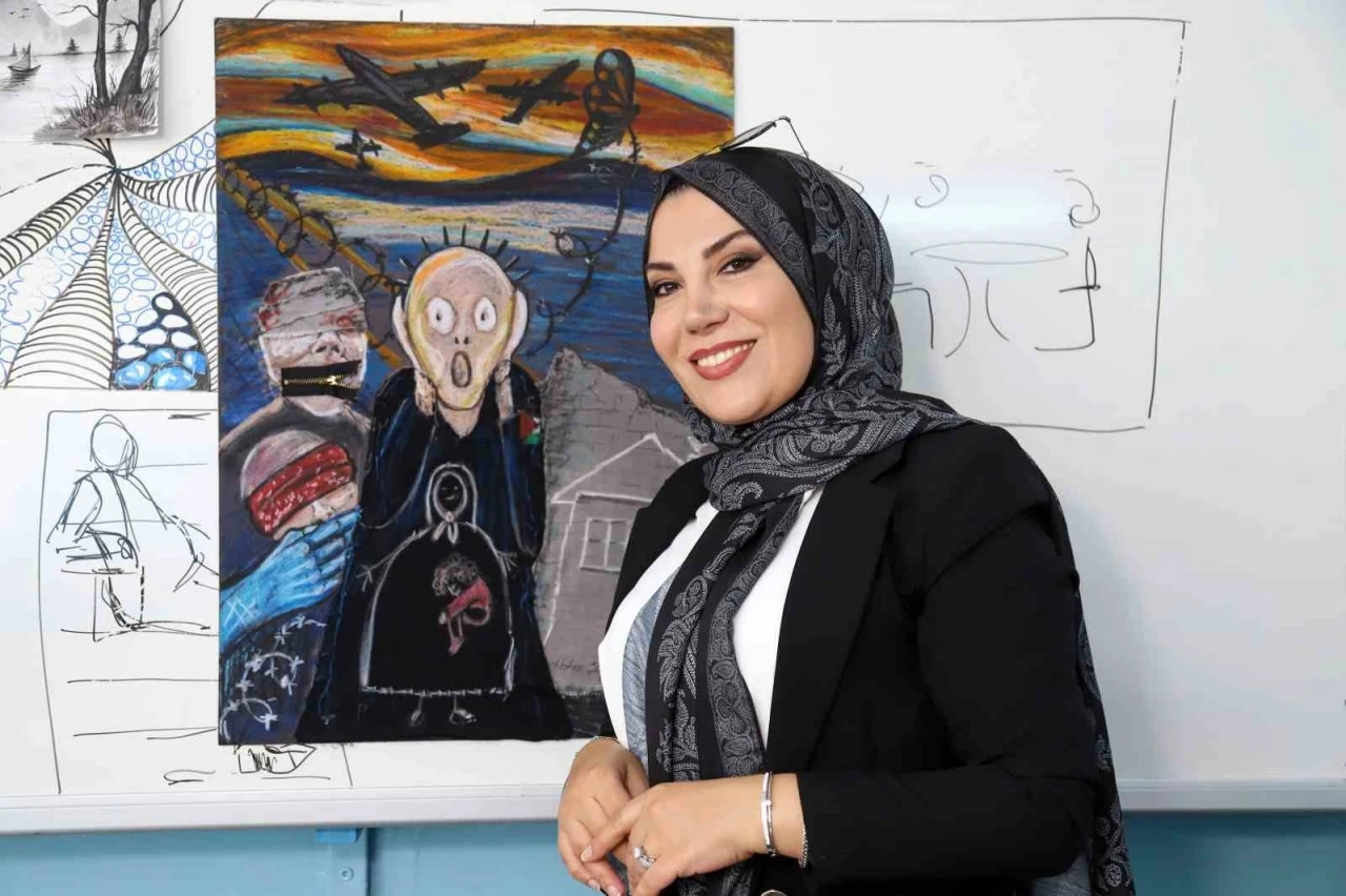 &Ccedil;&ouml;p değil sanat eseri: &Ouml;ğretmen Hatice Şent&uuml;rk&rsquo;ten ilham veren geri d&ouml;n&uuml;ş&uuml;m projesi
