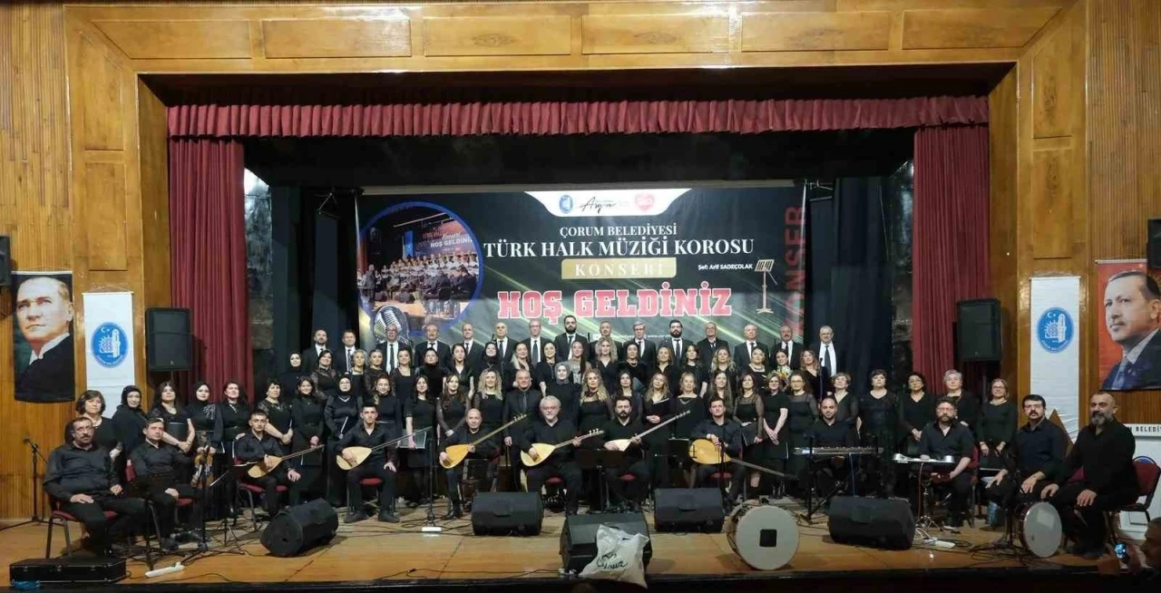 &Ccedil;orum Belediyesi THM Korosu&rsquo;ndan yaza merhaba konseri
