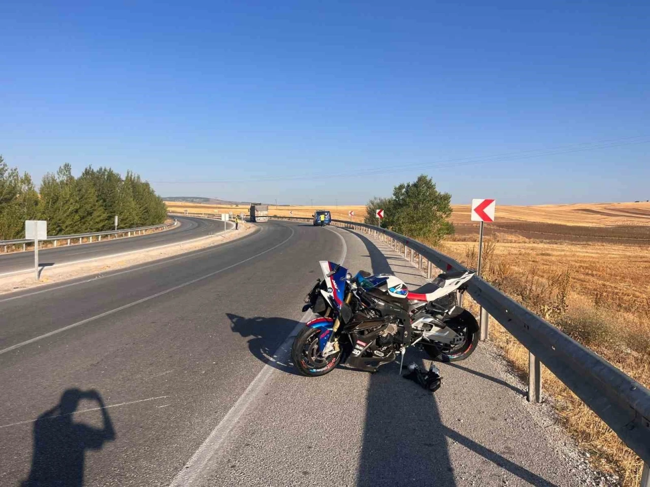 Çorum’da motosiklet kazası: 1 yaralı
