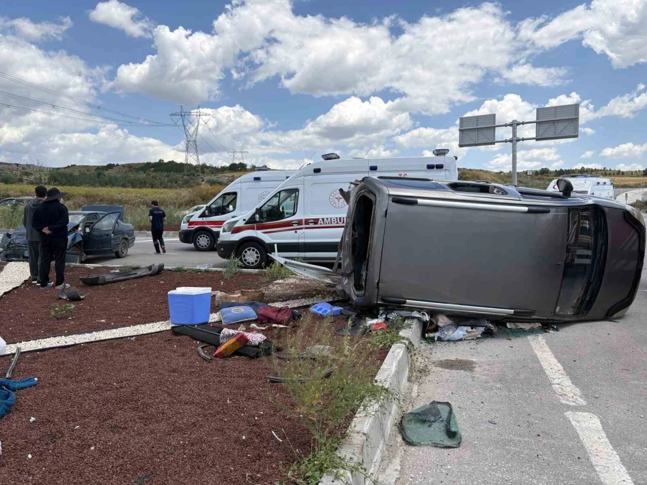 &Ccedil;orum&rsquo;daki trafik kazasında ağır yaralanan s&uuml;r&uuml;c&uuml; &ouml;ld&uuml;
