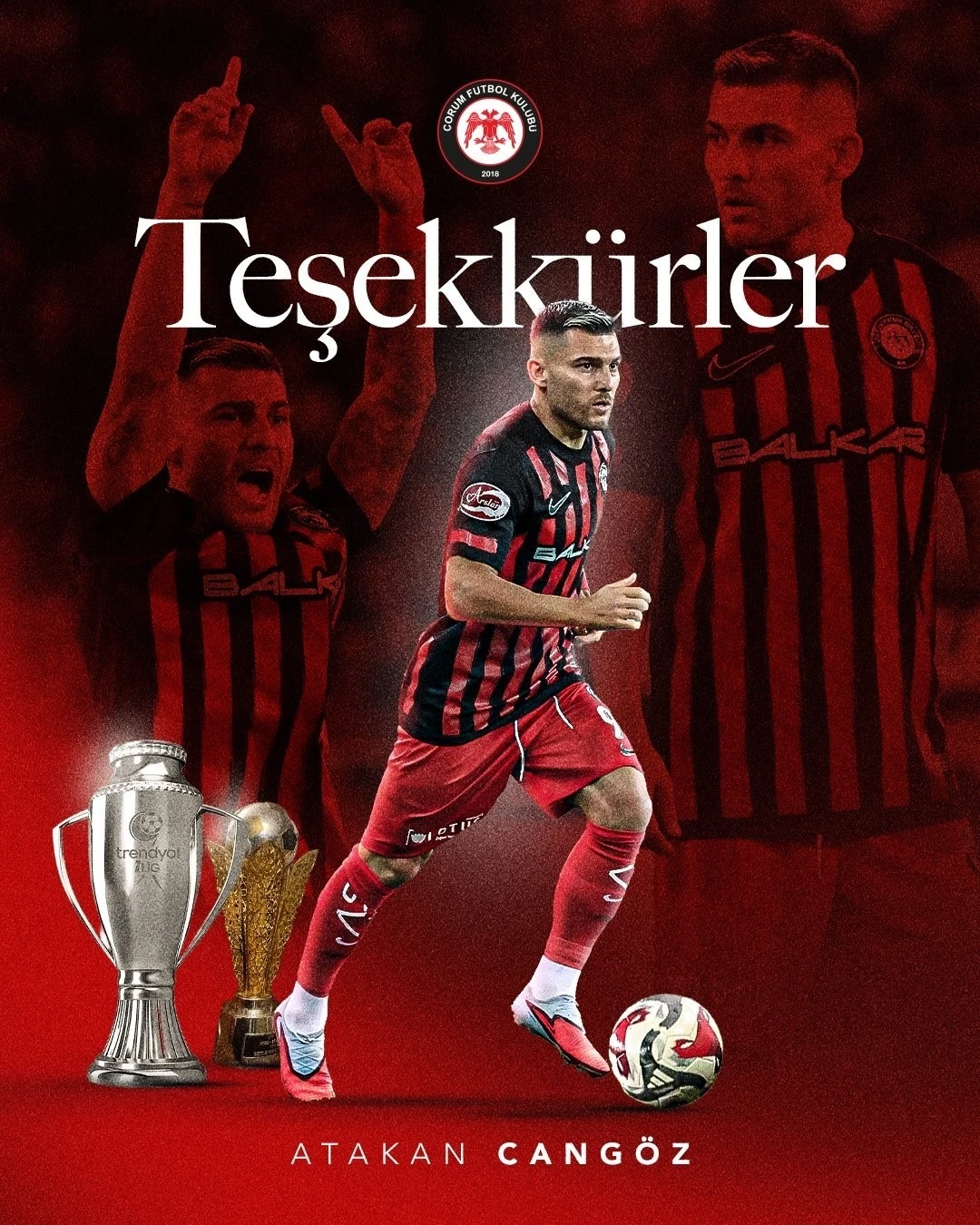 &Ccedil;orum FK, Atakan Cang&ouml;z ile yollarını ayırdı
