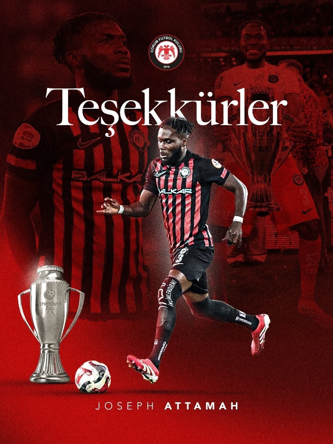 &Ccedil;orum FK, Emeka Eze ve Joseph Attamah ile yollarını ayırdı
