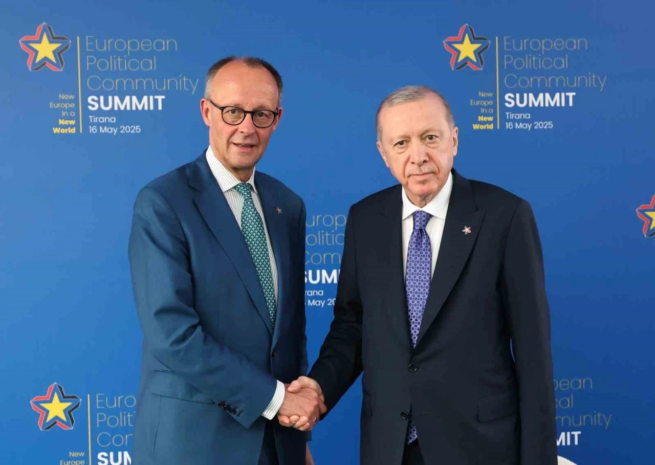 Cumhurbaşkanı Erdoğan, Almanya Başbaşkanı Merz ile görüştü

