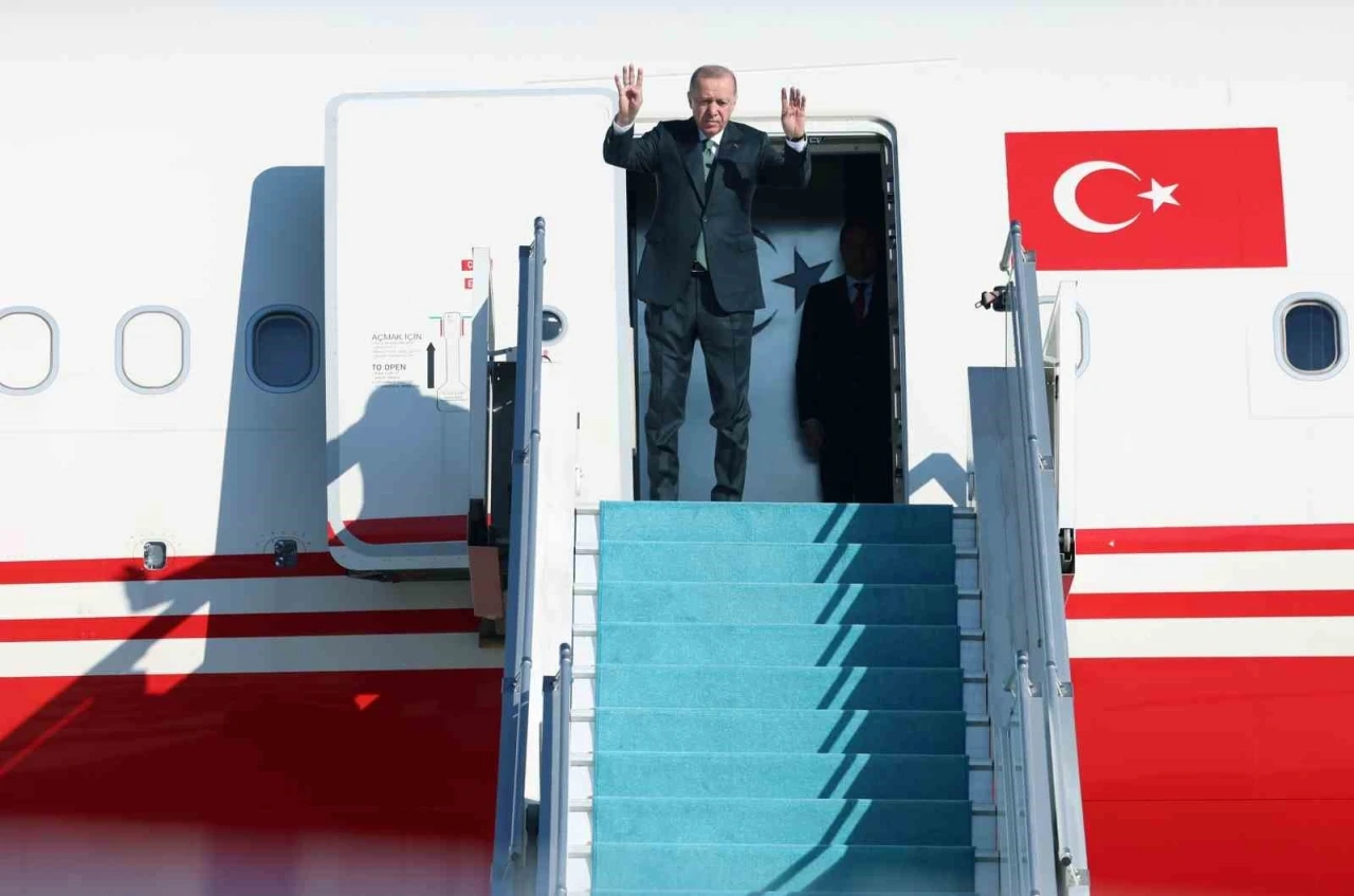 Cumhurbaşkanı Erdoğan Azerbaycan’a gitti
