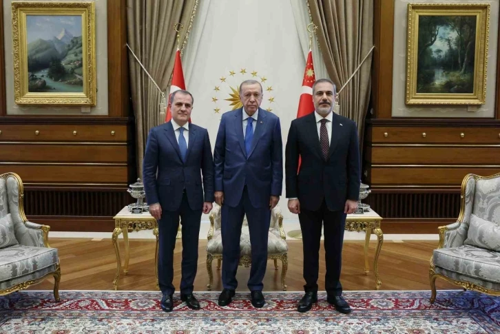 Cumhurbaşkanı Erdoğan Azerbaycan Dışişleri Bakanı Bayramov’u kabul etti