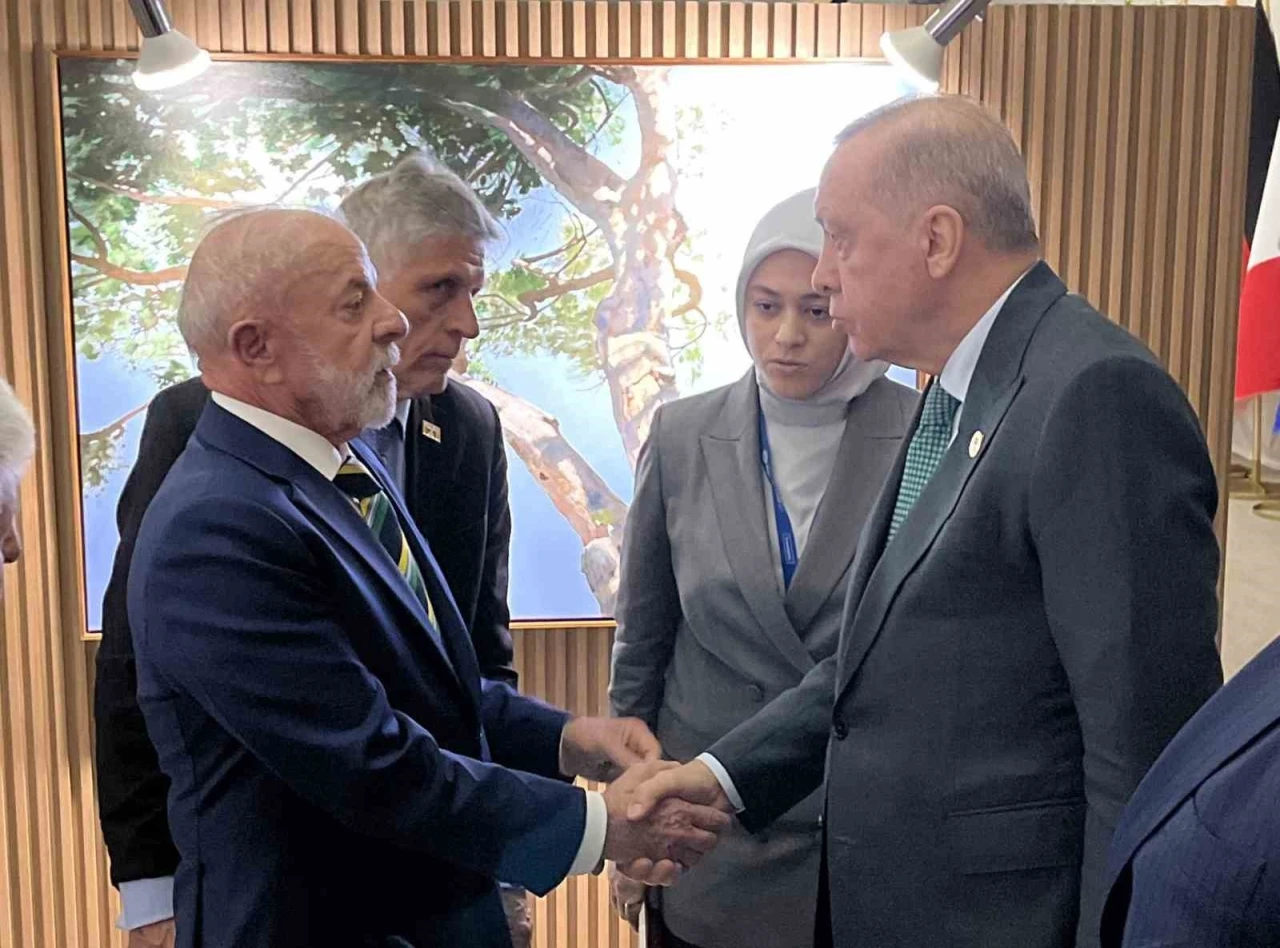 Cumhurbaşkanı Erdoğan, Brezilya Devlet Başkanı Silva ile görüştü
