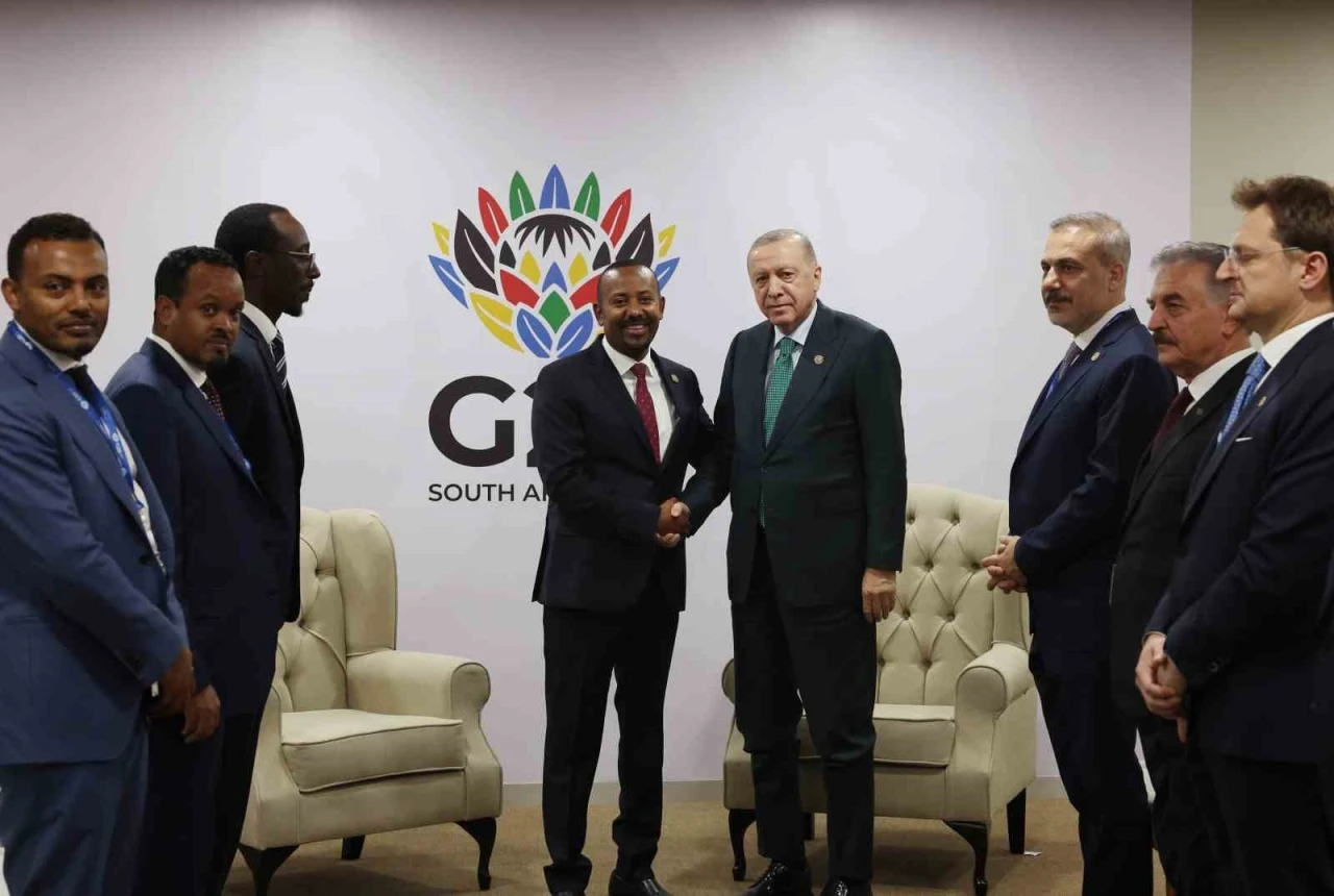 Cumhurbaşkanı Erdoğan, Etiyopya Başbakanı  Ali’yi kabul etti
