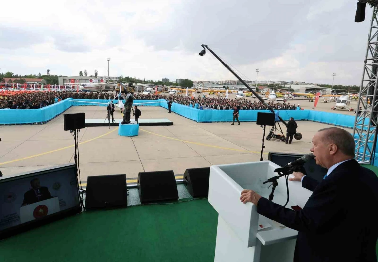 Cumhurbaşkanı Erdoğan: &quot;Yangınla mücadelede insansız hava aracı kullanımında Avrupa’da birinci, dünyada ikinci ülke konumundayız&quot;
