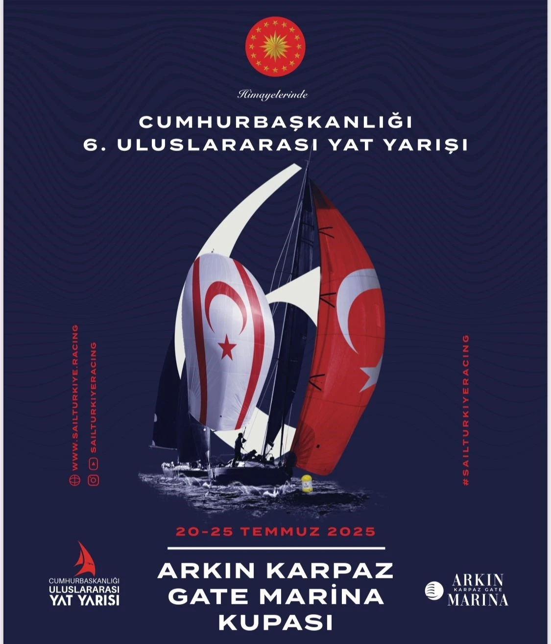 Cumhurbaşkanlığı 6. Uluslararası Yat Yarışları’nın Kıbrıs etabı Marmaris’ten başlıyor

