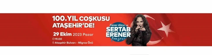 Cumhuriyetin 100. yılı Ataşehir&rsquo;de coşkuyla kutlanacak
