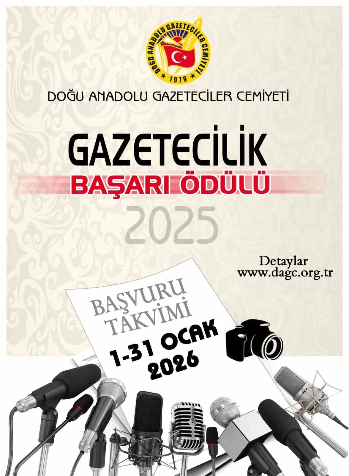 DAGC gazetecileri &ouml;d&uuml;llendirecek
