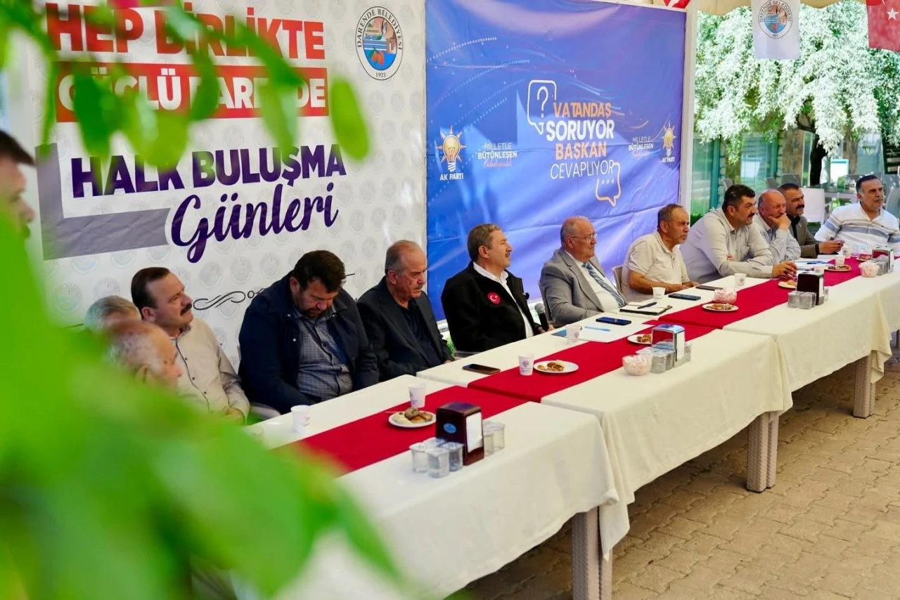 Darende&rsquo;de vatandaş buluşması
