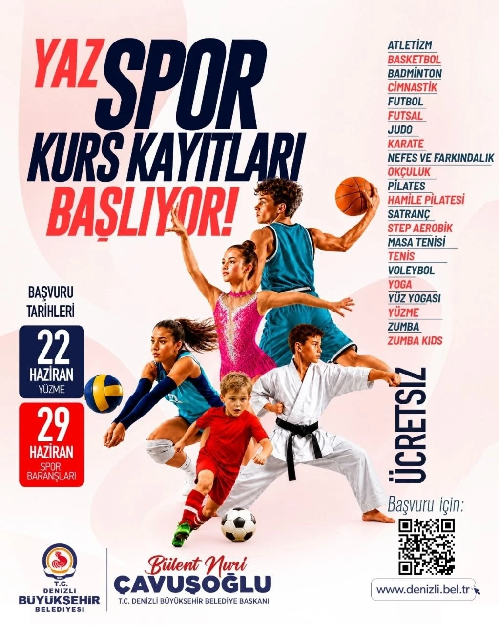 Denizli 22 farklı branşta &uuml;cretsiz eğitim verilecek
