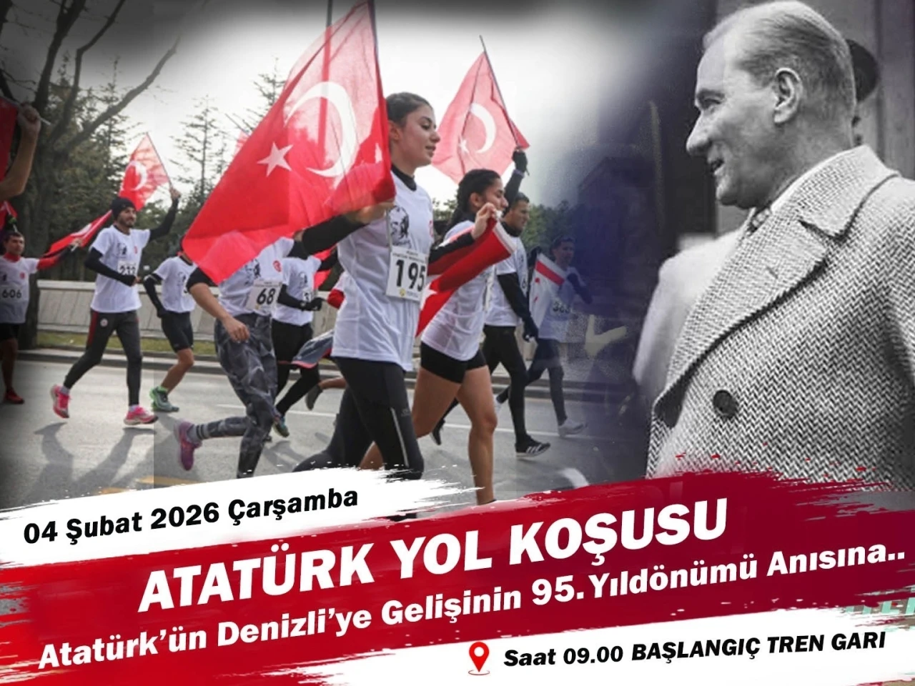 Denizli, Ata&rsquo;sı i&ccedil;in koşacak
