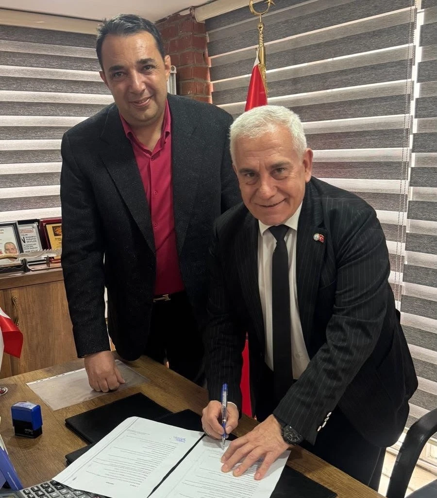 Denizli Berberler Odasından &uuml;yelerine yeni nesil &ouml;deme desteği sağlayan imza
