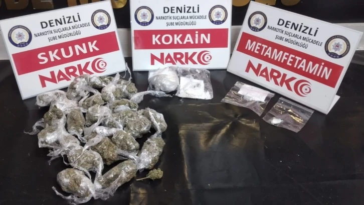 Denizli&rsquo;de 18 zehir taciri tutuklandı
