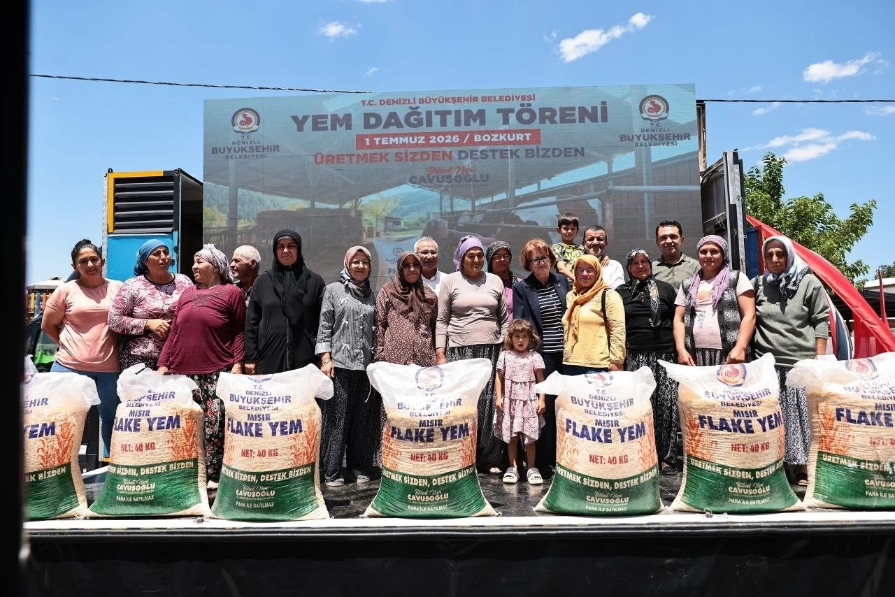 Denizli&rsquo;de 19 il&ccedil;ede 32 bin &ccedil;uval yem yetiştiriciyle buluştu
