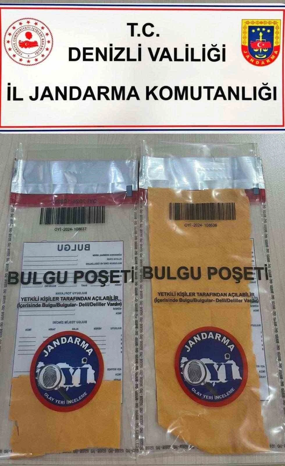 Denizli’de jandarmadan zehir tacirlerine operasyon; 3 tutuklama
