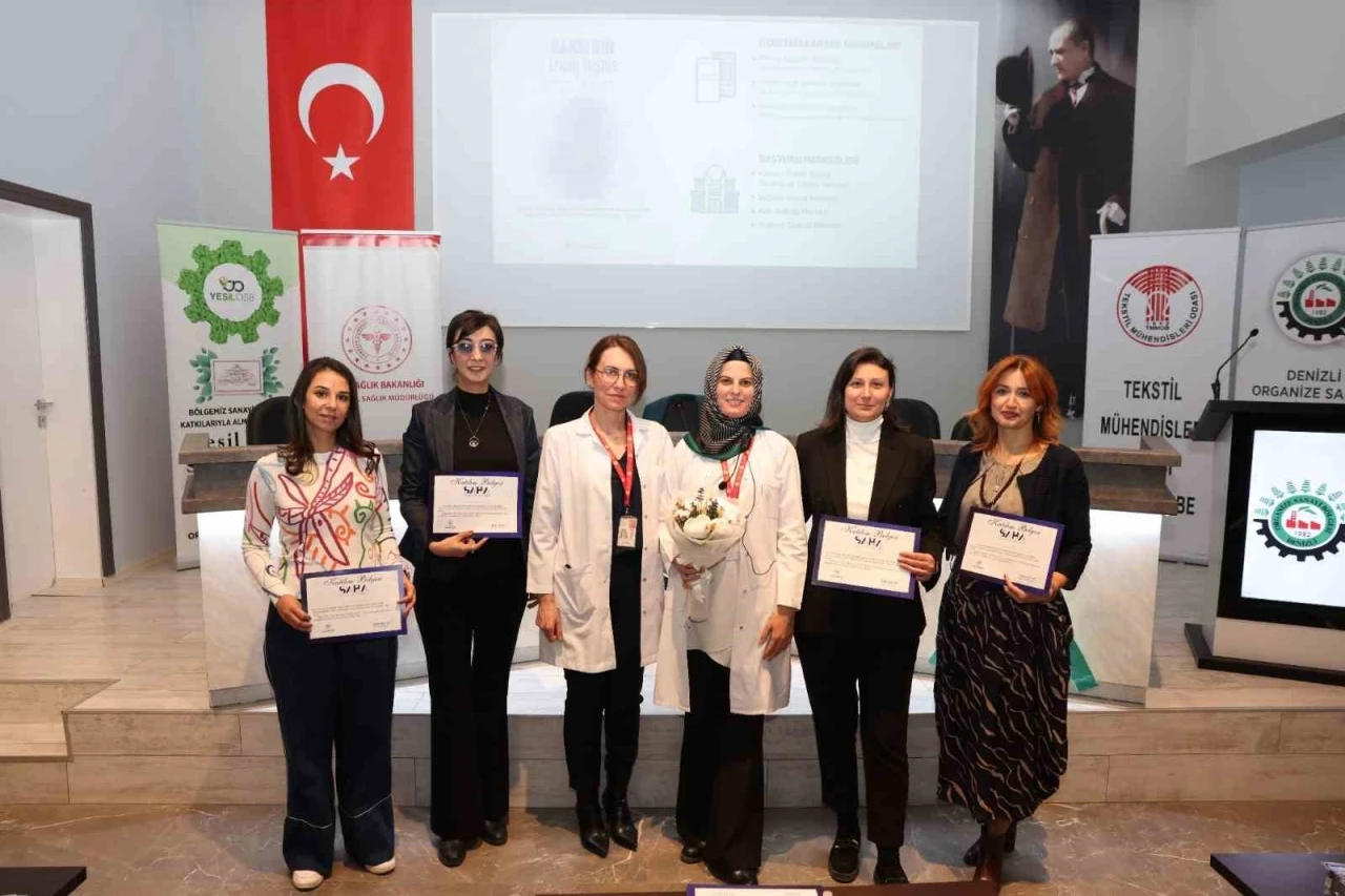 Denizli OSB&rsquo;de rahim ağzı kanseri farkındalık semineri ger&ccedil;ekleşti
