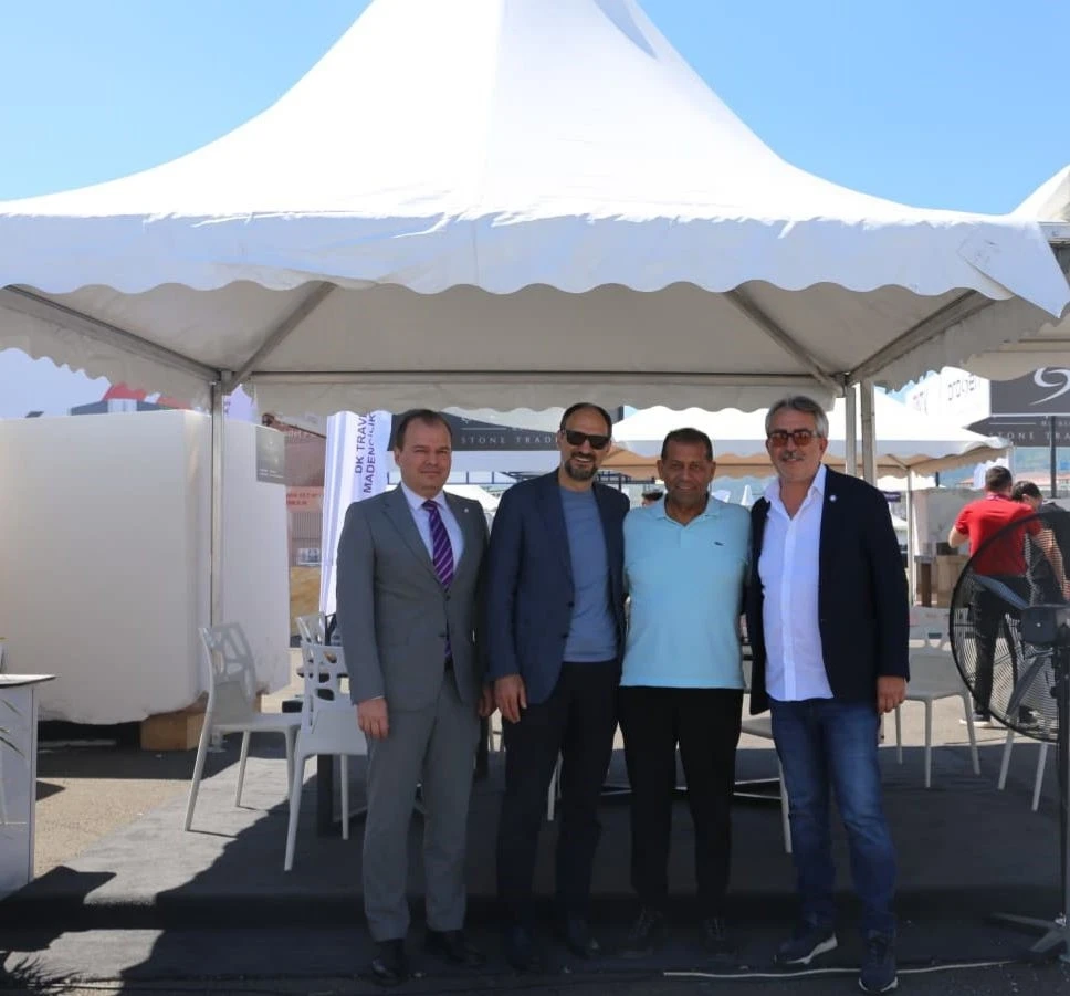 Denizlili mermerciler, Afyonkarahisar Blok Mermer Fuarında yerini aldı
