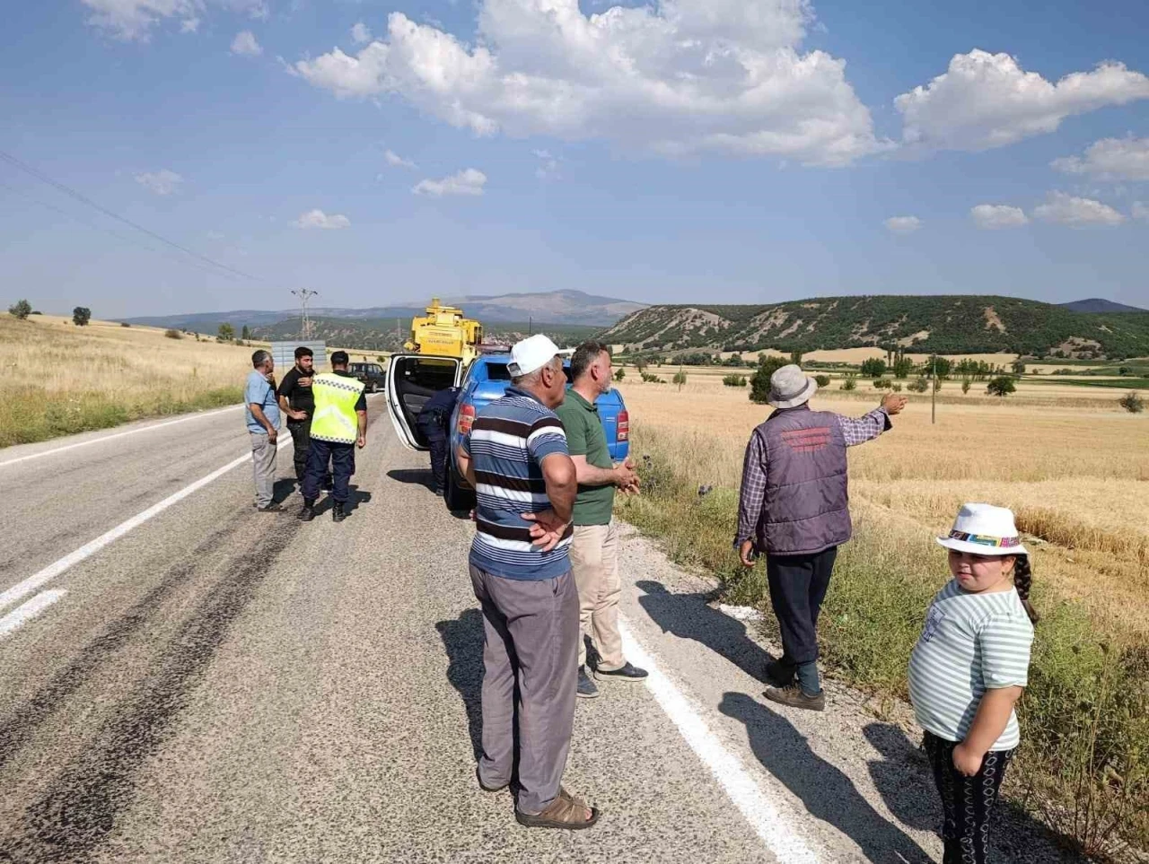Derbent’te biçerdöver yangını, Beyşehir’de biçerdöver tablası kazası
