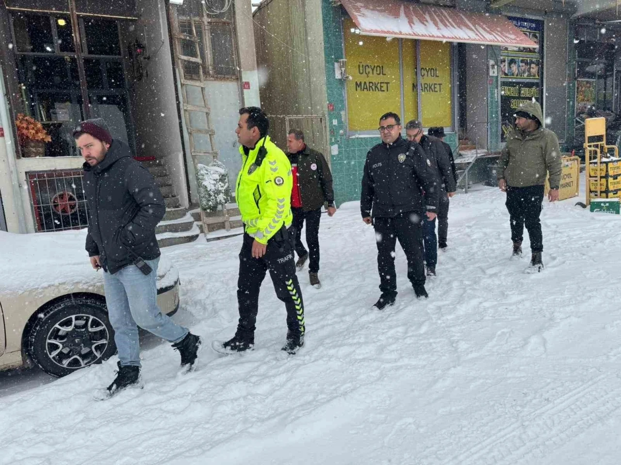 Dicle&rsquo;de yılbaşı denetimi yapıldı
