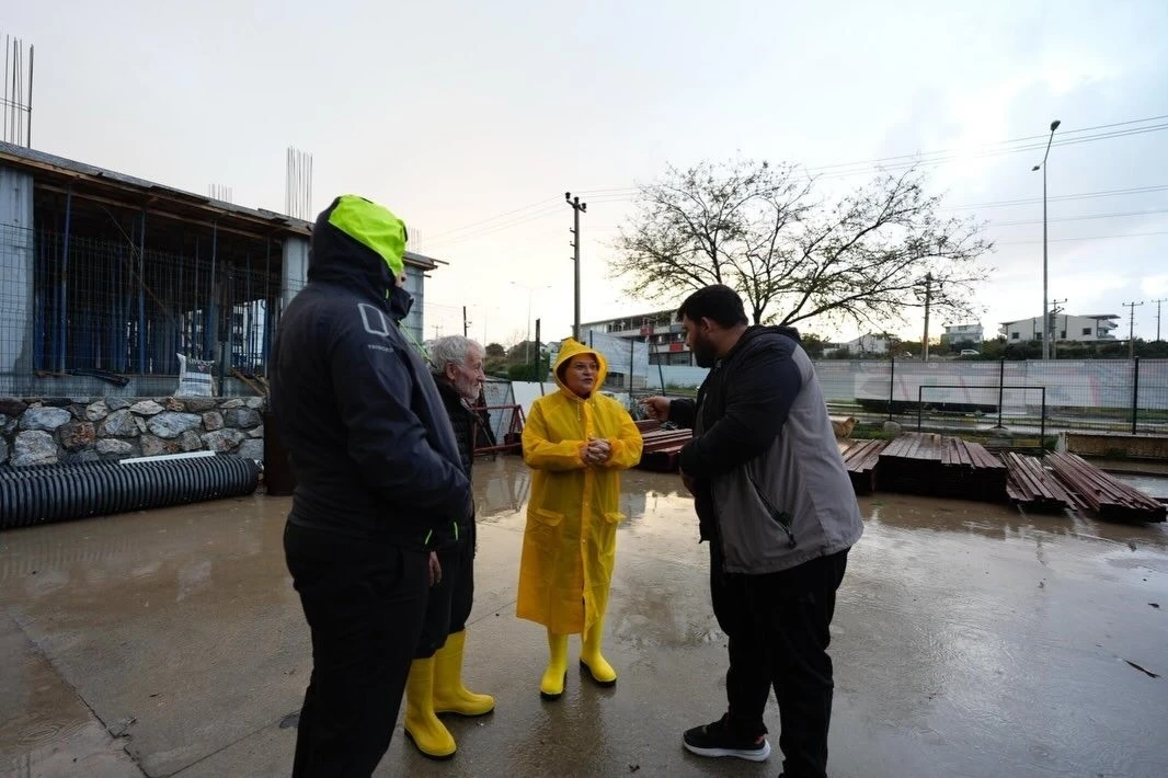 Didim Belediyesi aşırı yağış sonrası teyakkuz halinde

