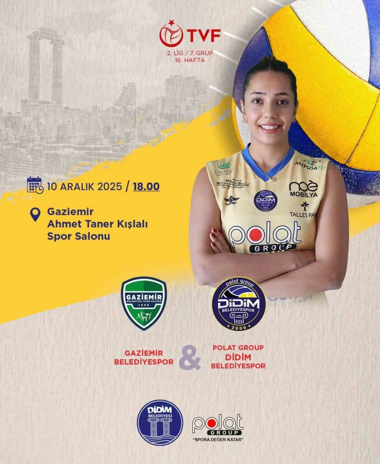 Didim Belediyespor yarın Gaziemir deplasmanına çıkacak
