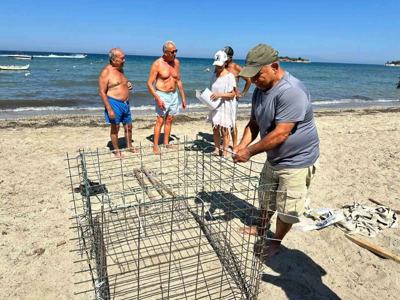 Didim&rsquo;de ikinci caretta yuvası koruma altına alındı
