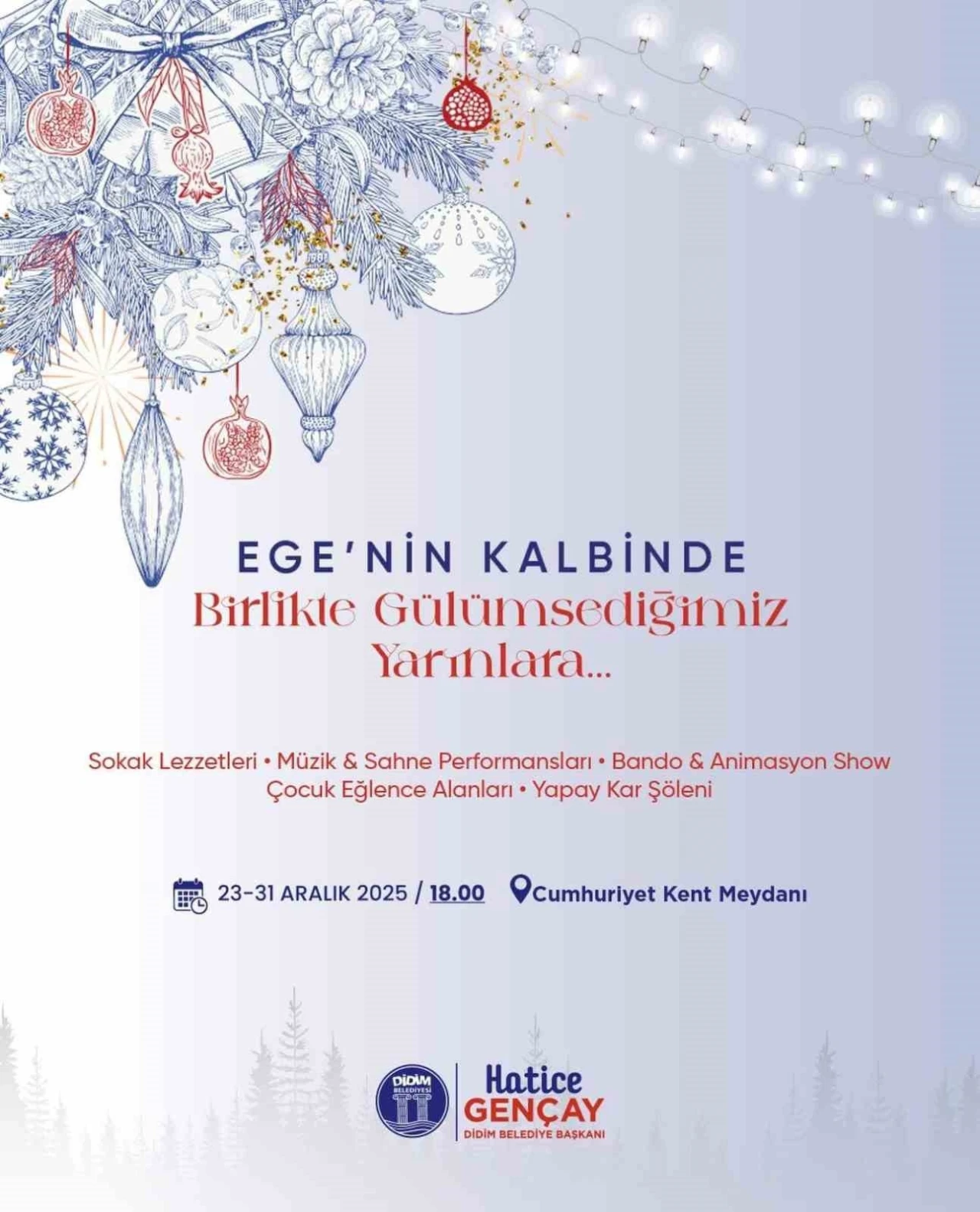 Didim&rsquo;de yeni yıl coşkusu başlıyor
