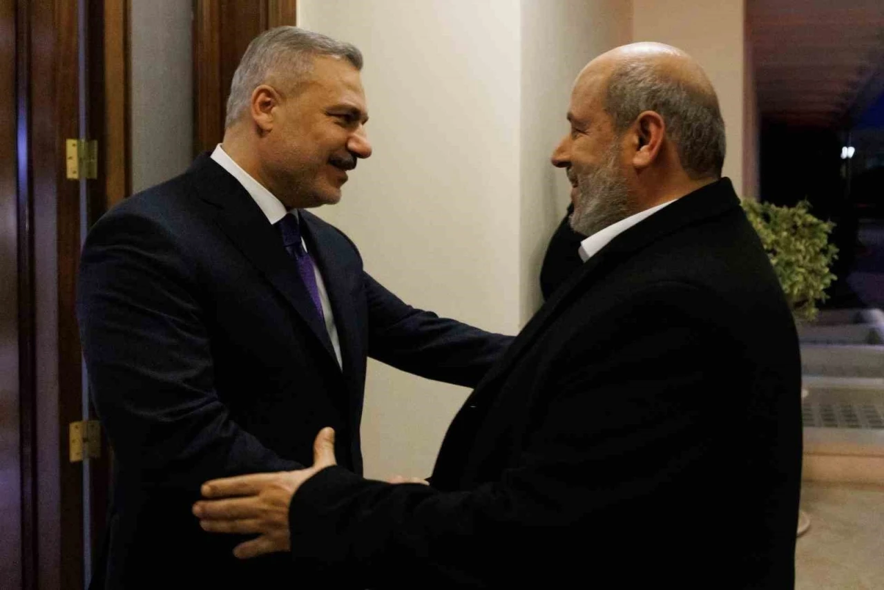 Dışişleri Bakanı Fidan, Hamas Siyasi B&uuml;ro &Uuml;yesi Halil Hayye ile g&ouml;r&uuml;şt&uuml;
