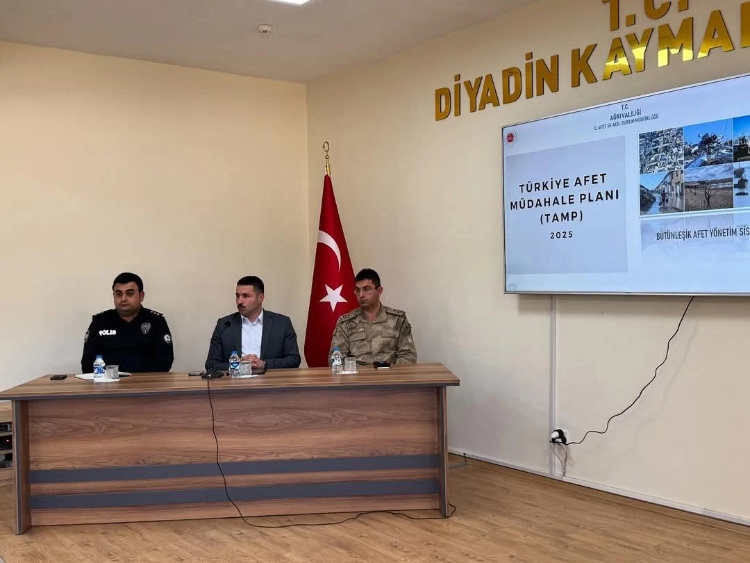 Diyadin’de afet hazırlığı masaya yatırıldı
