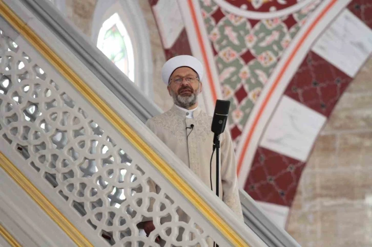 Diyanet İşleri Başkanı Erbaş: &ldquo;İsrail, Gazze&rsquo;yi d&uuml;nyanın en b&uuml;y&uuml;k a&ccedil;ık hava hapishanesine d&ouml;n&uuml;şt&uuml;rd&uuml;&rdquo;
