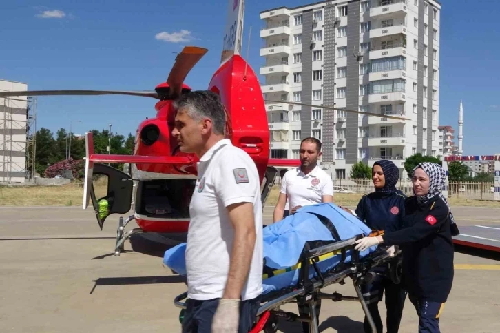 Diyarbakır’da attan düşen şahıs başından yaralandı