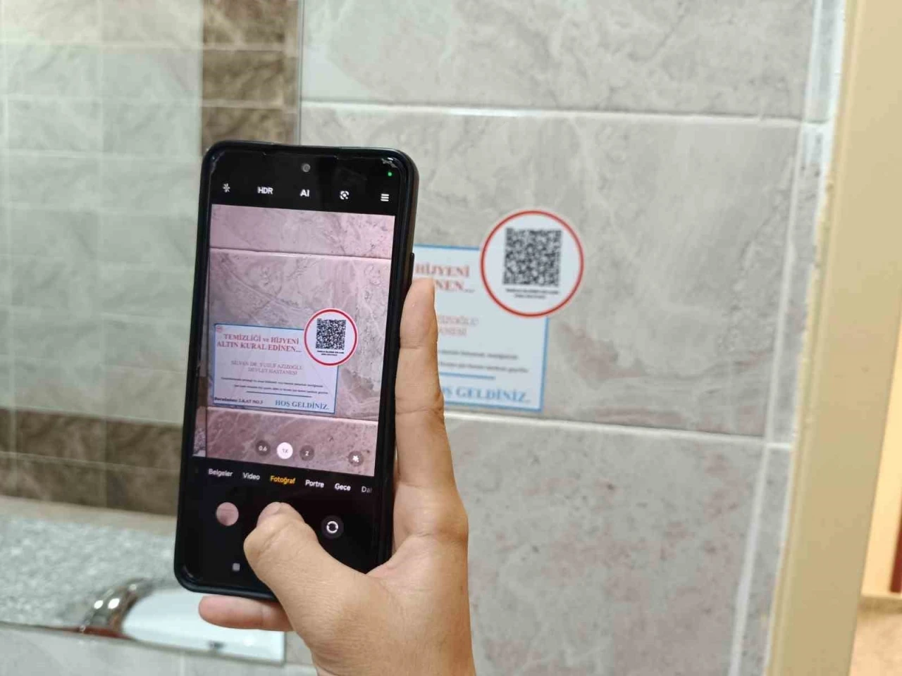 Diyarbakır’da hastane temizliğinde QR kodlu dönem başladı
