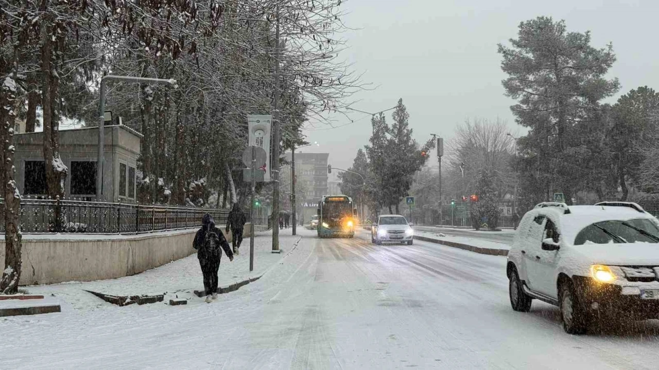Diyarbakır&rsquo;da kar yağışı etkili oldu
