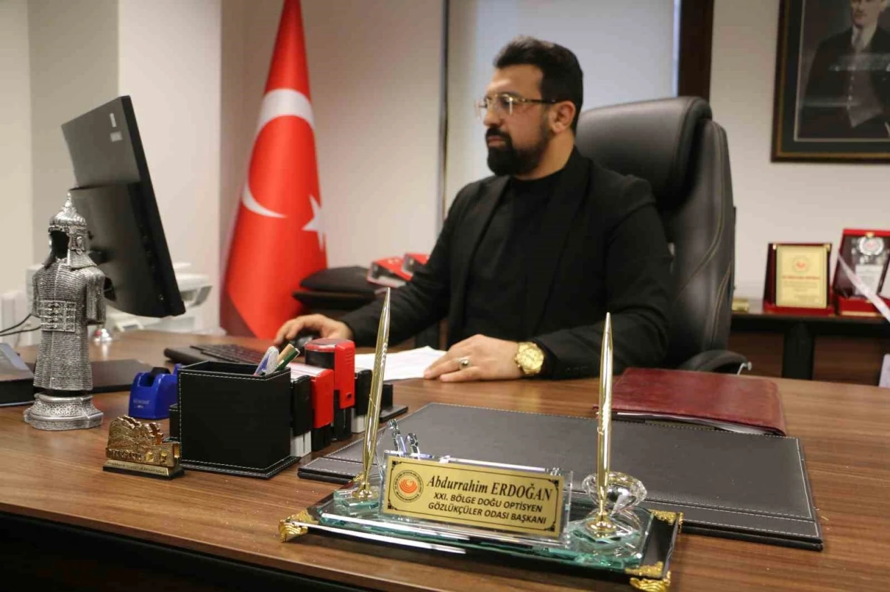 Doğu Optisyen Gözlükçüler Odası Başkanı Erdoğan, ödeme konusundaki yanlış anlaşılmaları düzeltti
