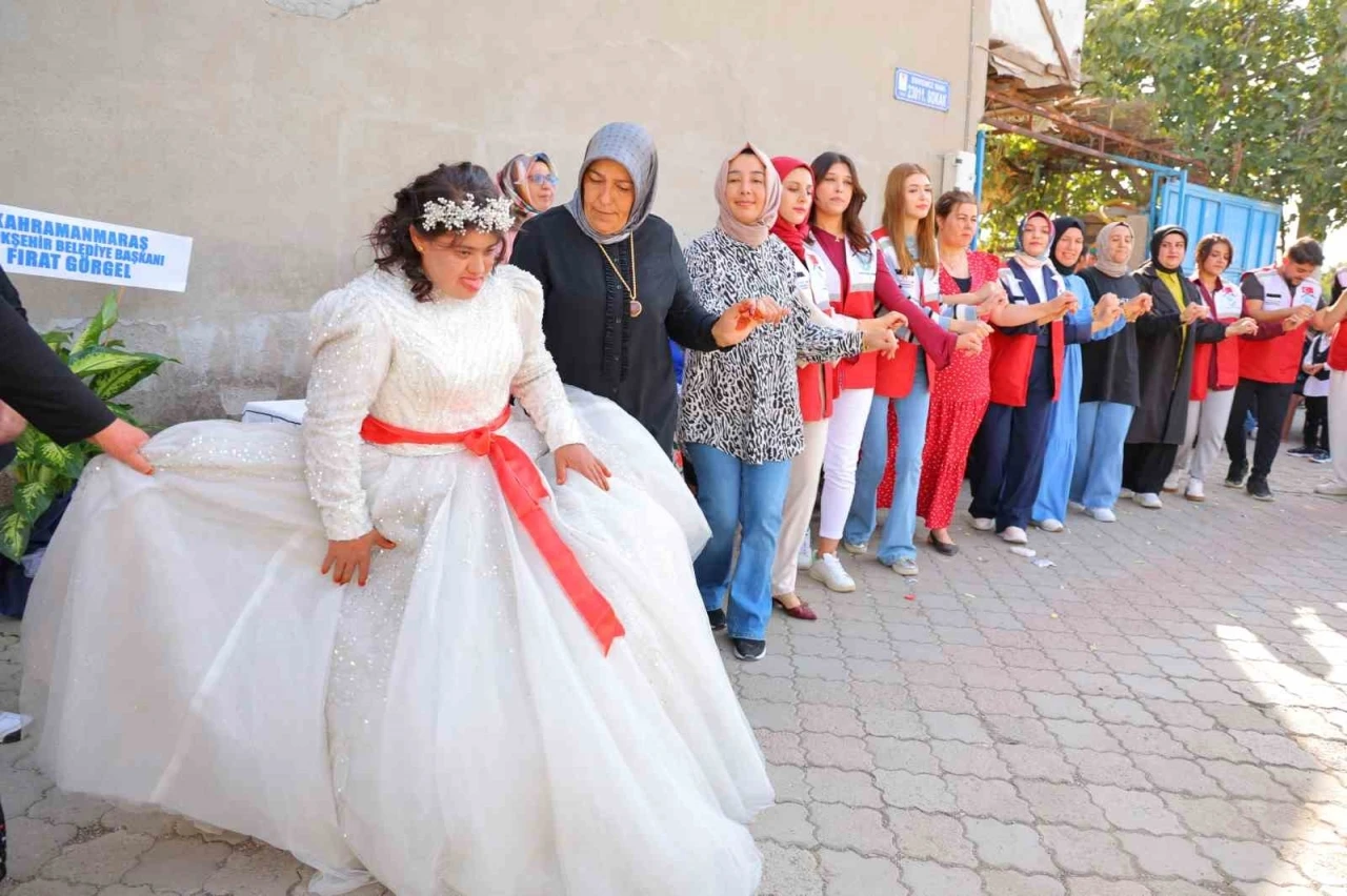 Down sendromlu Melek’in gelinlik hayali gerçek oldu