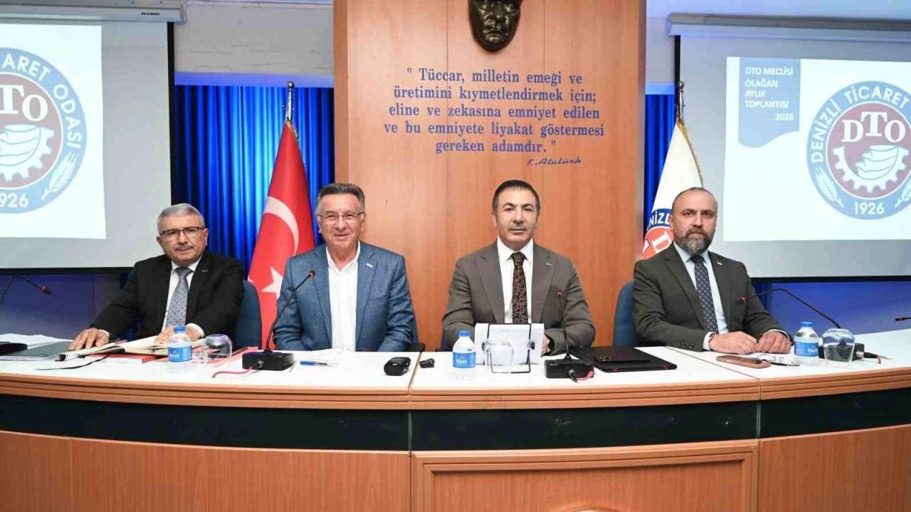 DTO Başkanı Erdoğan: "Denizli&rsquo;miz &uuml;retmeye, ihracat yapmaya ve b&uuml;y&uuml;meye devam ediyor"
