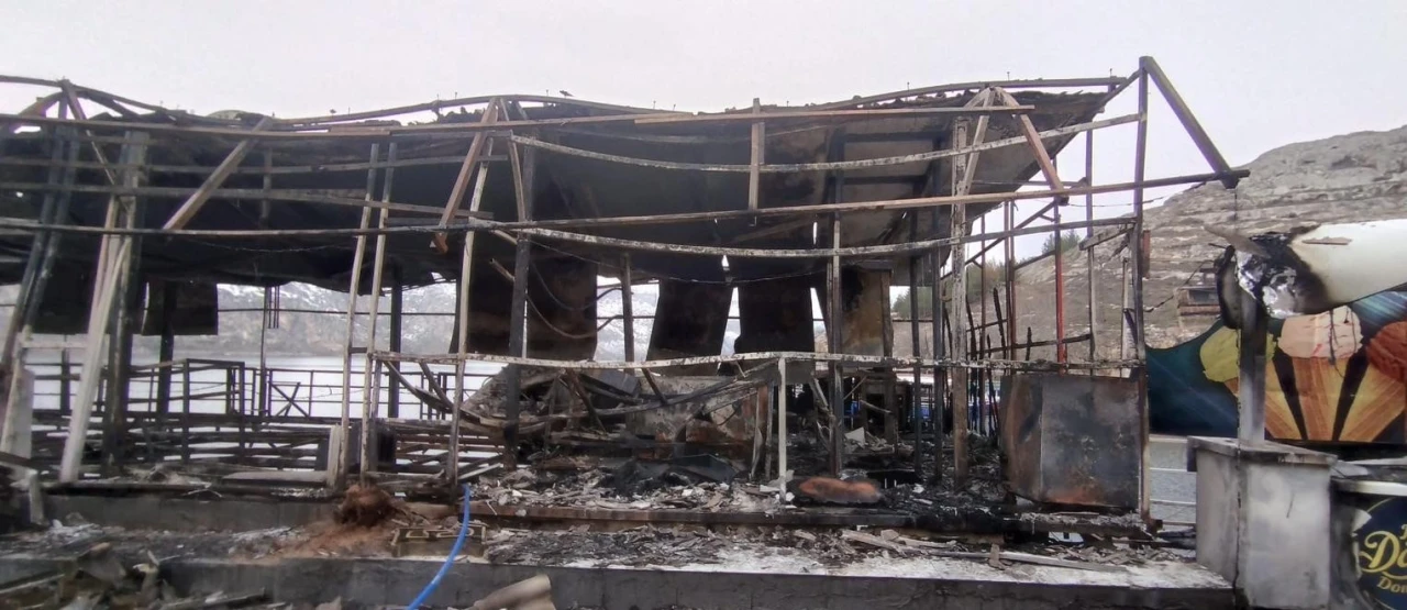 Duba restoranda ikinci yangın
